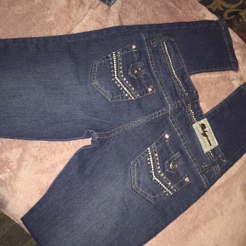 Sz 0 Poly Jeans